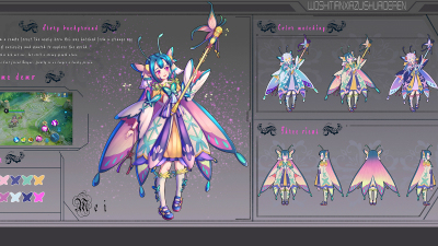 2007期游戏原画高级设计师班1班【O】的五星作品