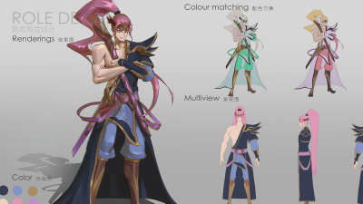 2009期游戏原画高级设计师班1班【O】的五星作品