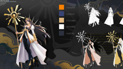 2007期游戏原画高级设计师班1班【O】的五星作品