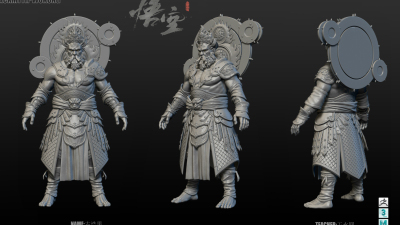 1912期游戏3D美术设计师班1班【O】的五星作品