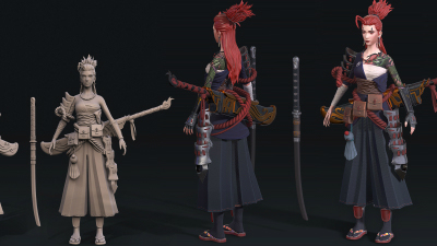 2006期游戏3D美术设计师班1班【O】的五星作品