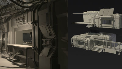 2009期游戏3D美术设计师班1班【O】的五星作品