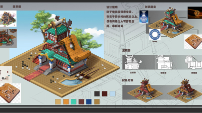 2006期游戏原画高级设计师班1班【O】的五星作品