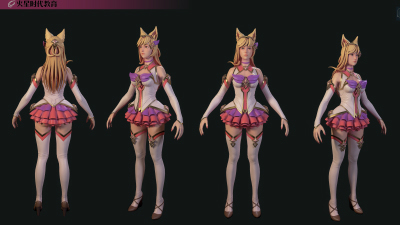 2007期游戏3D美术设计师班1班【O】的五星作品