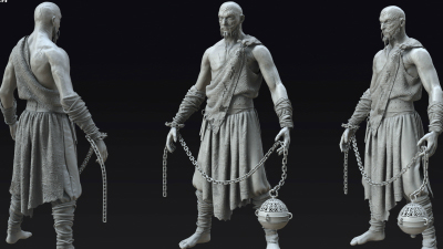 2006期游戏3D美术设计师班1班【O】的五星作品