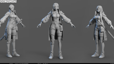 2006期游戏3D美术设计师班1班【O】的五星作品