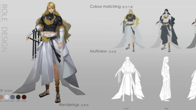 2011期游戏原画大师班1班【O】的五星作品