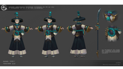 2009期游戏3D美术设计师班1班【O】的五星作品