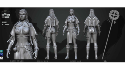 2007期游戏3D美术设计师班1班【O】的五星作品
