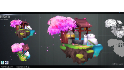 2012期游戏3D美术大师班1班【O】的五星作品