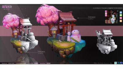 2012期游戏3D美术大师班1班【O】的五星作品