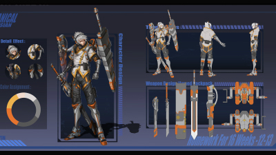 2009期游戏原画高级设计师班1班【O】的五星作品