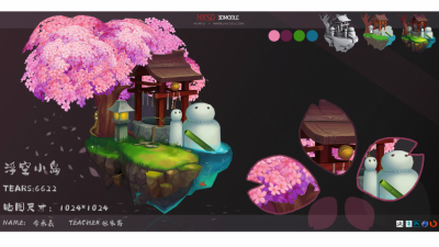 2012期游戏3D美术大师班1班【O】的五星作品