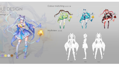 2011期游戏原画大师班1班【O】的五星作品