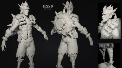2008期游戏3D美术设计师班1班【O】的五星作品