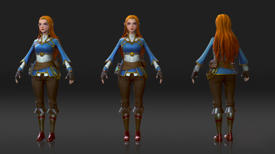 2009期游戏3D美术设计师班1班【O】的五星作品
