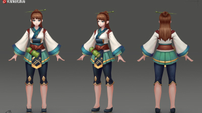2010期游戏3D美术大师班1班【O】的五星作品