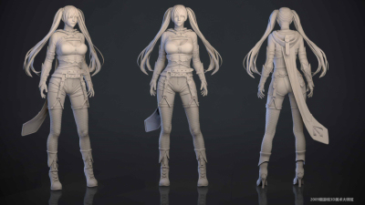 2009期游戏3D美术设计师班1班【O】的五星作品