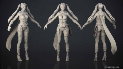 2009期游戏3D美术设计师班1班【O】的五星作品