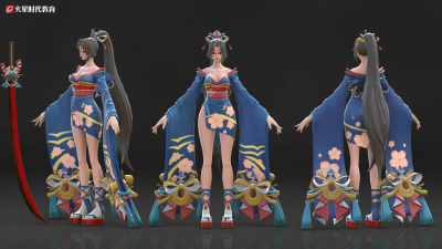 2010期游戏3D美术大师班1班【O】的五星作品