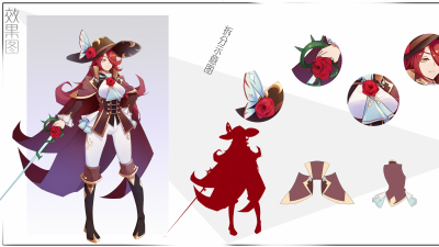 2012期游戏原画大师班1班【O】的五星作品