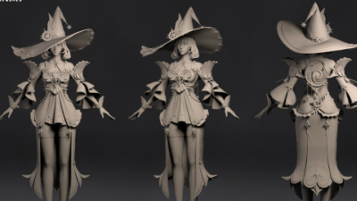 2010期游戏3D美术大师班1班【O】的五星作品