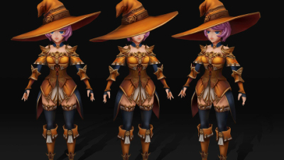 2012期游戏3D美术大师班1班【O】的五星作品