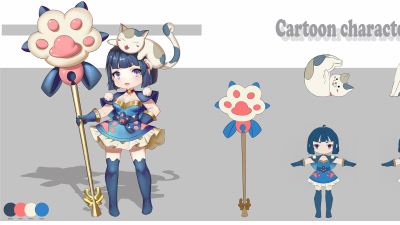 2009期游戏原画高级设计师班1班【O】的五星作品