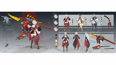 2009期游戏原画高级设计师班1班【O】的五星作品