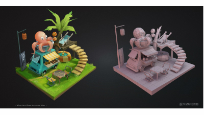 2104期游戏3D美术大师班1班【O】的五星作品