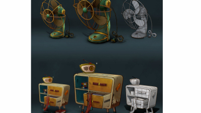 2104期游戏3D美术大师班1班【OT】的五星作品