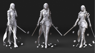 2011期游戏3D美术大师班1班【O】的五星作品