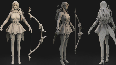 2012期游戏3D美术大师班1班【O】的五星作品