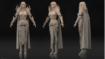 2012期游戏3D美术大师班1班【O】的五星作品