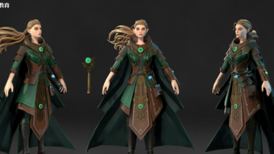 2102期游戏3D美术大师班1班【O】的五星作品