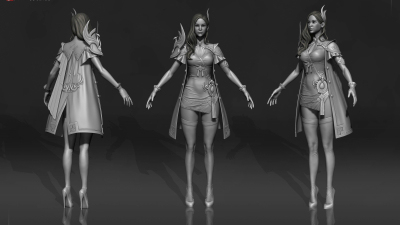 2012期游戏3D美术大师班1班【O】的五星作品