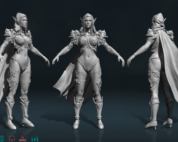 2101期游戏3D美术大师班1班【O】的五星作品