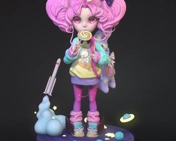 2104期游戏3D美术大师班1班【O】的五星作品