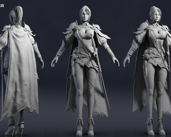 2104期游戏3D美术大师班1班【O】的五星作品