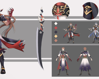 2105期游戏原画大师班1班【O】的五星作品